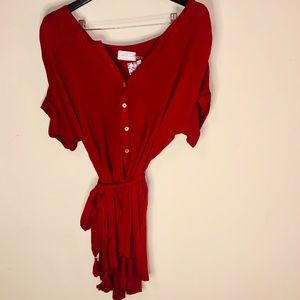 NWT! Berry Red Romper